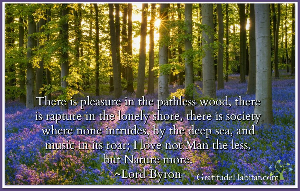 Lord Byron nature quote