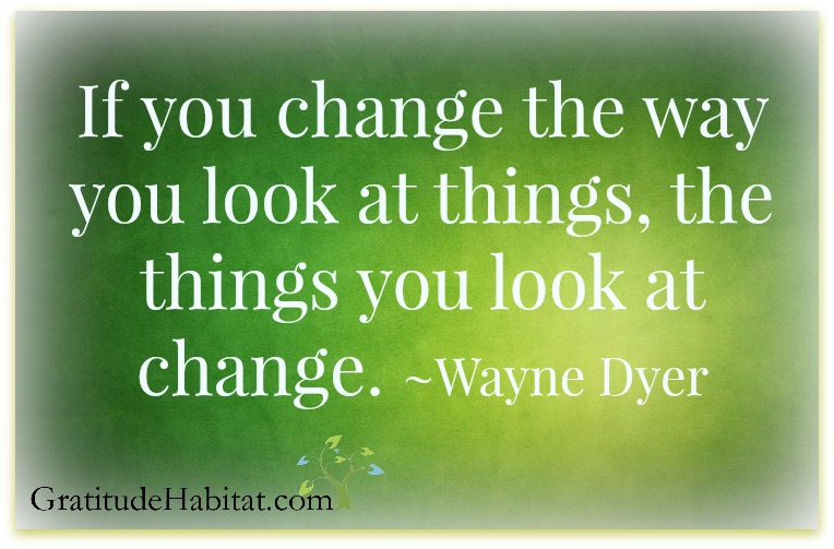 Change the way you look at things Wayne Dyer logo